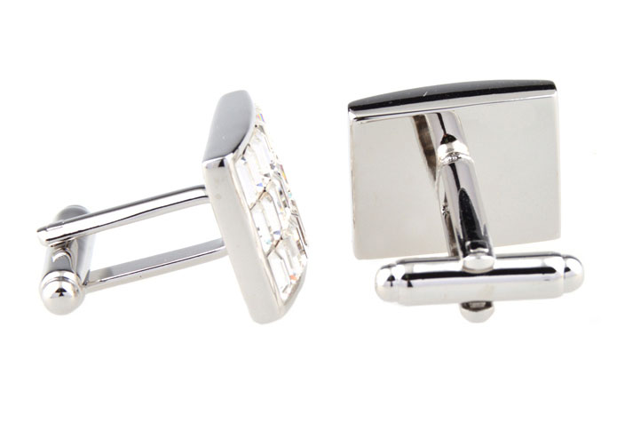 White Purity Cufflinks Crystal Cufflinks Wholesale & Customized  CL653768