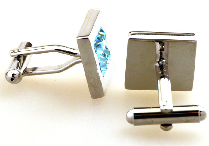 Blue Elegant Cufflinks Crystal Cufflinks Wholesale & Customized CL655093