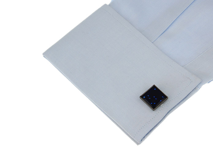 Blue Elegant Cufflinks Crystal Cufflinks Wholesale & Customized CL655227