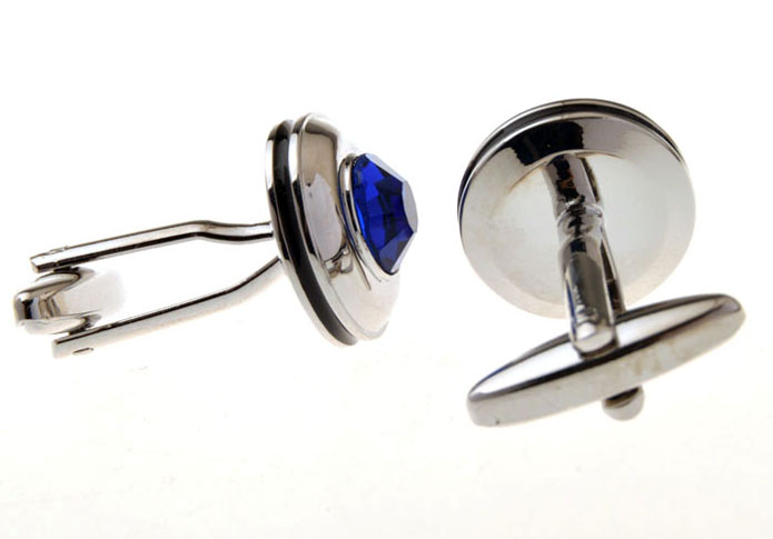  Blue Elegant Cufflinks Crystal Cufflinks Wholesale & Customized  CL655557