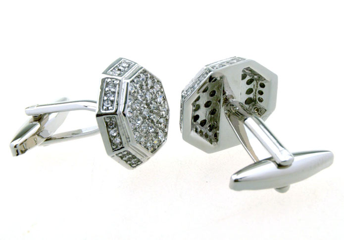 White Purity Cufflinks Crystal Cufflinks Wholesale & Customized  CL656518