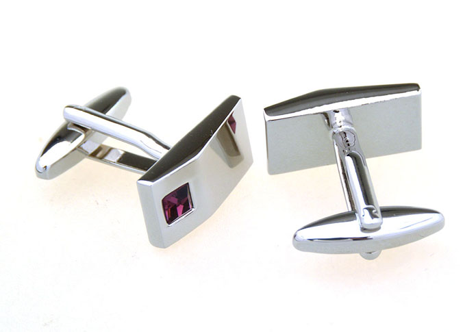  Purple Romantic Cufflinks Crystal Cufflinks Wholesale & Customized  CL657039