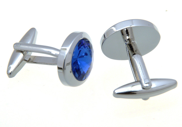 Blue Elegant Cufflinks Crystal Cufflinks Wholesale & Customized  CL657384
