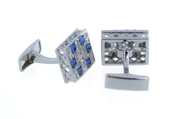  Blue Elegant Cufflinks Crystal Cufflinks Wholesale & Customized  CL657393