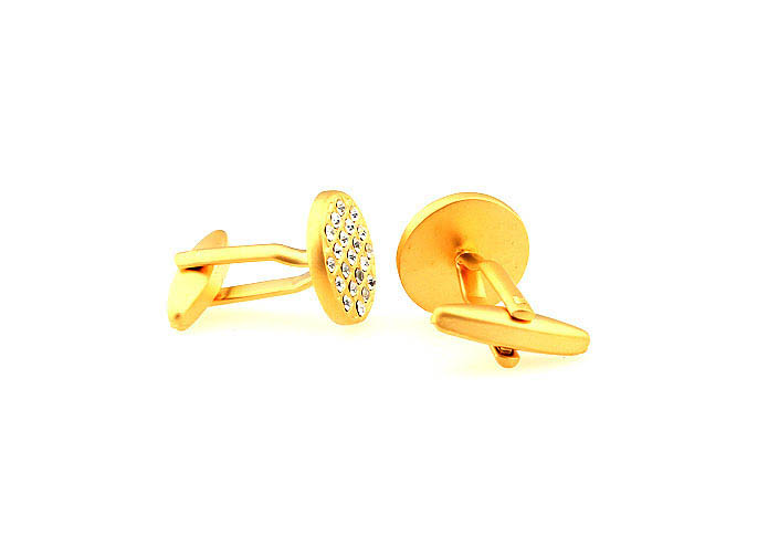  Gold Luxury Cufflinks Crystal Cufflinks Wholesale & Customized  CL663895