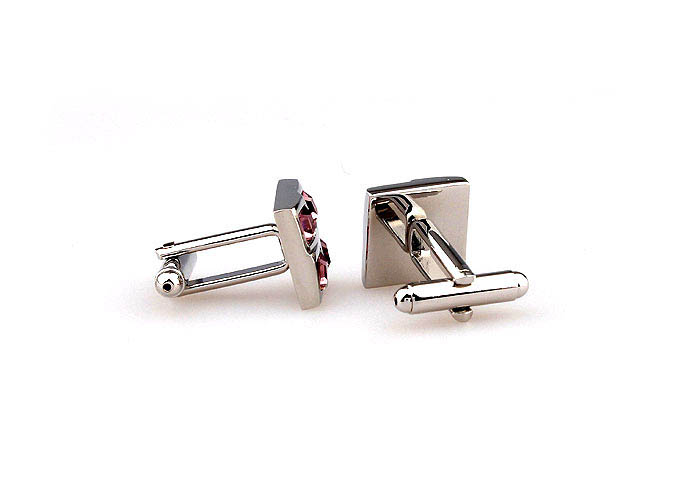  Pink Charm Cufflinks Crystal Cufflinks Wholesale & Customized  CL663965