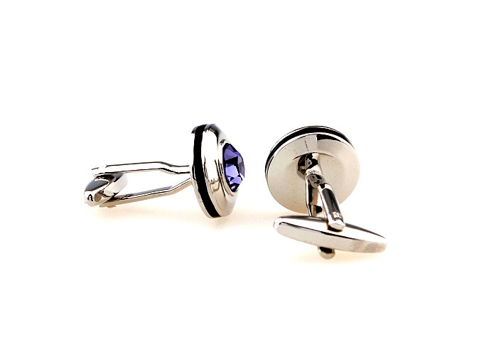  Purple Romantic Cufflinks Crystal Cufflinks Wholesale & Customized  CL664102