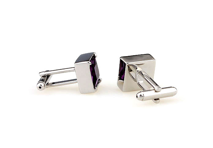 Purple Romantic Cufflinks Crystal Cufflinks Wholesale & Customized  CL665340