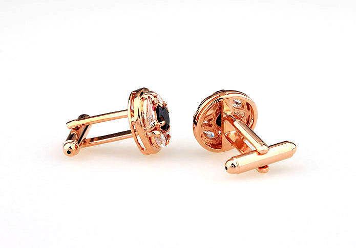  Gold Luxury Cufflinks Crystal Cufflinks Wholesale & Customized  CL665419