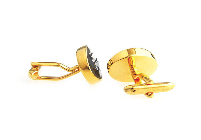  Gold Luxury Cufflinks Crystal Cufflinks Wholesale & Customized  CL665678
