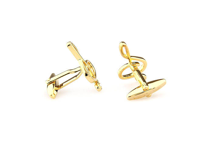 Musical notes Cufflinks  Gold Luxury Cufflinks Crystal Cufflinks Music Wholesale & Customized  CL665849