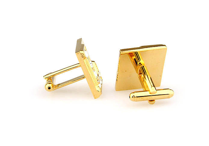 26 Letters L Cufflinks  Gold Luxury Cufflinks Crystal Cufflinks Symbol Wholesale & Customized  CL666598