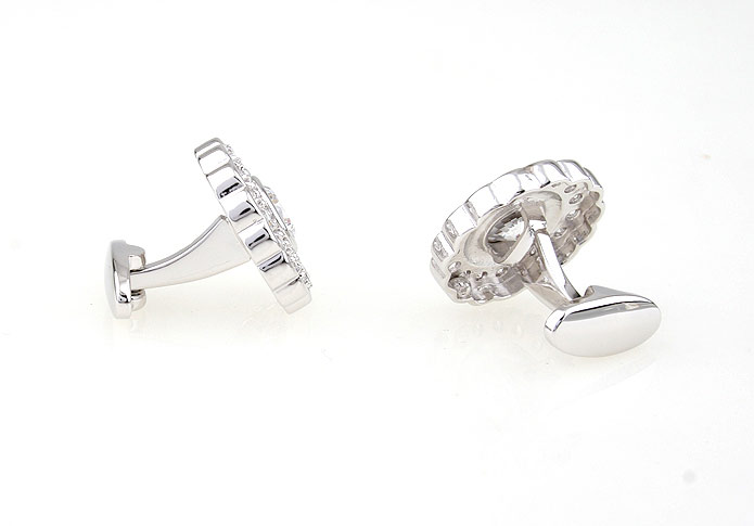  White Purity Cufflinks Crystal Cufflinks Wholesale & Customized  CL680960