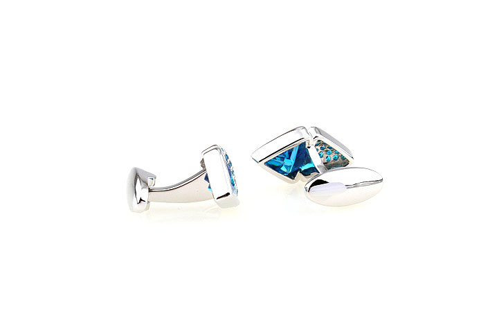  Blue Elegant Cufflinks Crystal Cufflinks Wholesale & Customized  CL681009