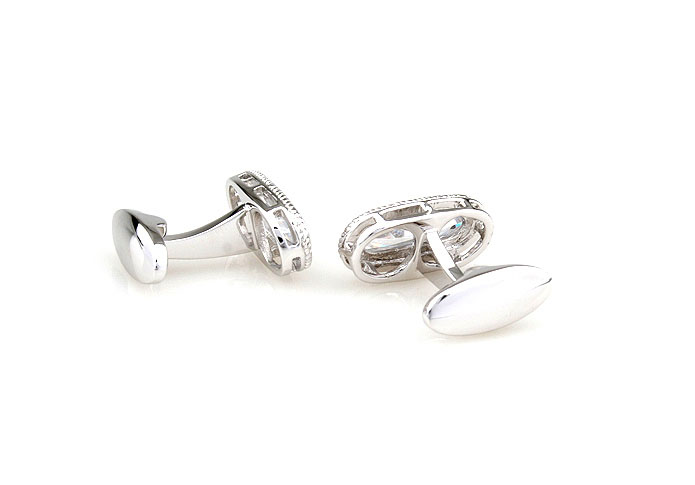  White Purity Cufflinks Crystal Cufflinks Wholesale & Customized  CL681096
