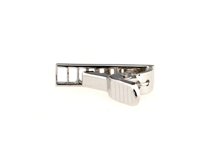  Silver Texture Tie Clips Metal Tie Clips Wholesale & Customized  CL860808