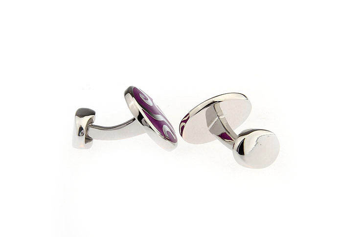  Purple Romantic Cufflinks Enamel Cufflinks Wholesale & Customized  CL651284