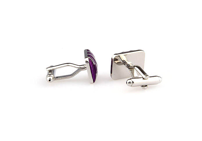  Purple Romantic Cufflinks Enamel Cufflinks Wholesale & Customized  CL651299