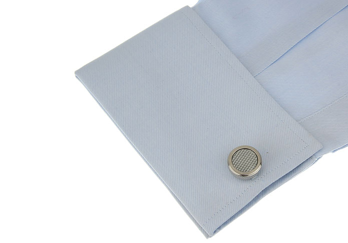 White Purity Cufflinks Enamel Cufflinks Wholesale & Customized CL655301