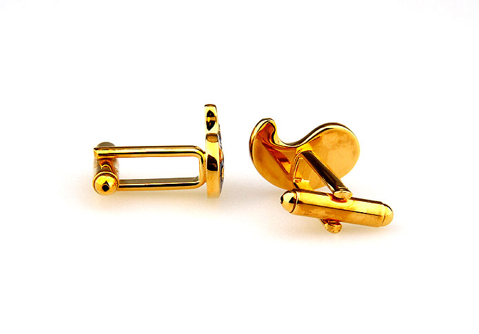 Comma Cufflinks  Gold Luxury Cufflinks Enamel Cufflinks Funny Wholesale & Customized  CL662020