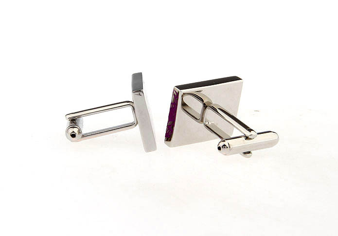  Purple Romantic Cufflinks Enamel Cufflinks Wholesale & Customized  CL662215