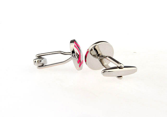  Pink Charm Cufflinks Enamel Cufflinks Wholesale & Customized  CL662221
