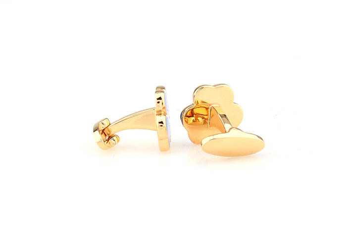 Clover Cufflinks  Gold Luxury Cufflinks Enamel Cufflinks Wholesale & Customized  CL680855