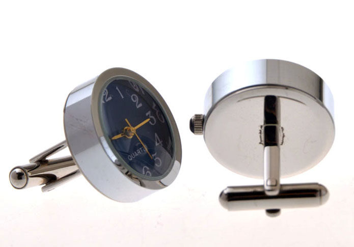 Electronic Watch Cufflinks  Blue Elegant Cufflinks Printed Cufflinks Tools Wholesale & Customized  CL655871