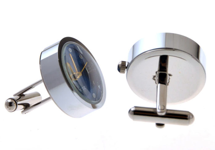 Electronic Watch Cufflinks  Blue Elegant Cufflinks Printed Cufflinks Tools Wholesale & Customized  CL655877
