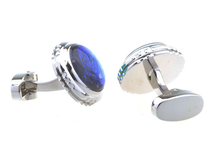  Blue Elegant Cufflinks Printed Cufflinks Wholesale & Customized  CL656402