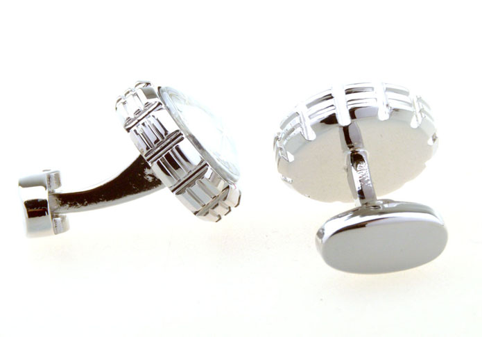  White Purity Cufflinks Printed Cufflinks Wholesale & Customized  CL656406