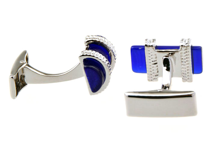 Blue Elegant Cufflinks Gem Cufflinks Wholesale & Customized CL655351