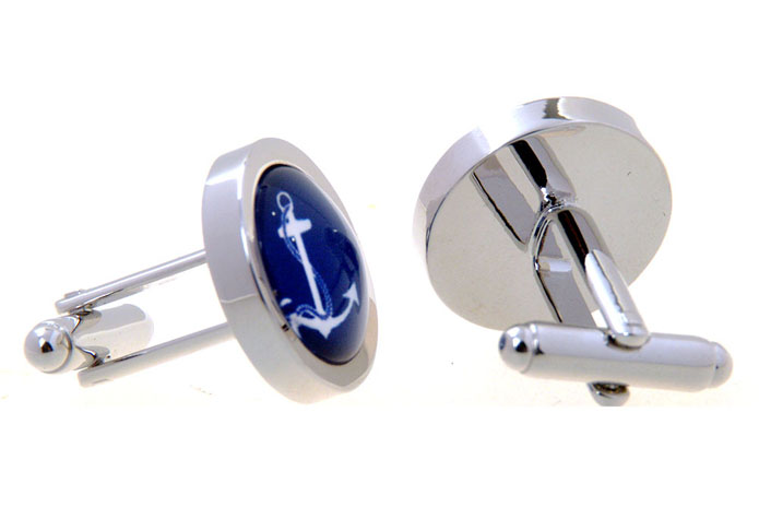 Anchor Cufflinks  Blue Elegant Cufflinks Gem Cufflinks Tools Wholesale & Customized  CL656597