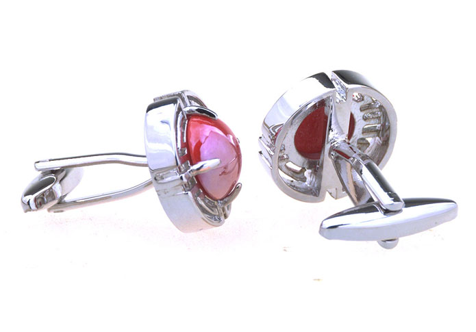  Pink Charm Cufflinks Gem Cufflinks Wholesale & Customized  CL656862