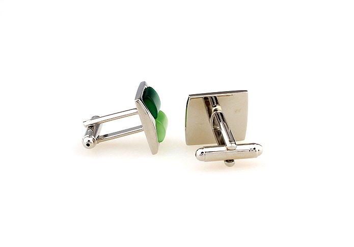  Green Intimate Cufflinks Gem Cufflinks Wholesale & Customized  CL660046