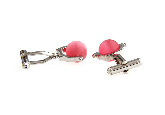  Pink Charm Cufflinks Gem Cufflinks Wholesale & Customized  CL660639