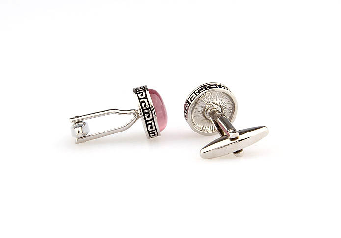 Rome texture Cufflinks  Pink Charm Cufflinks Gem Cufflinks Wholesale & Customized  CL660844