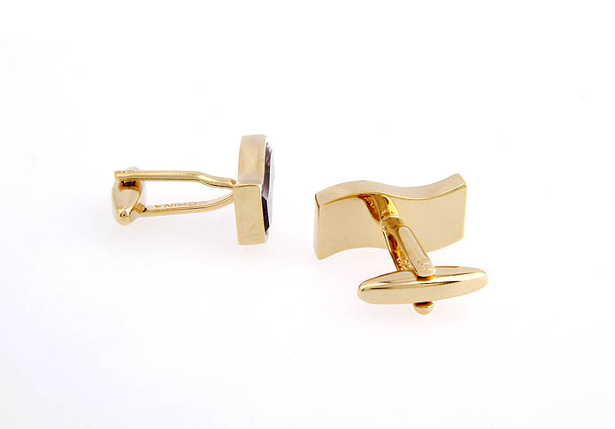  Gold Luxury Cufflinks Glass Cufflinks Wholesale & Customized  CL630745