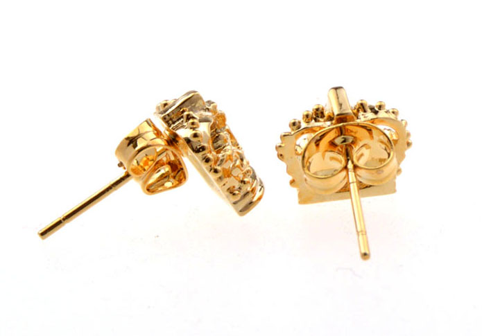 Imperial Crown Ear Studs Gold Luxury Ear Studs Ear Studs Hipster Wear Wholesale & Customized  CL953724