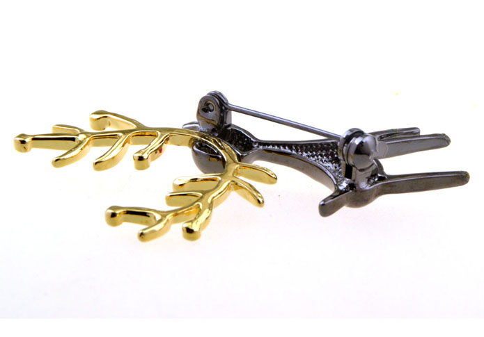 Elk The Brooch  Gun Metal Color The Brooch The Brooch Animal Wholesale & Customized  CL955762