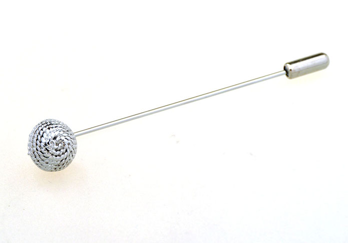 Ball The Brooch  Silver Texture The Brooch The Brooch Funny Wholesale & Customized  CL955858
