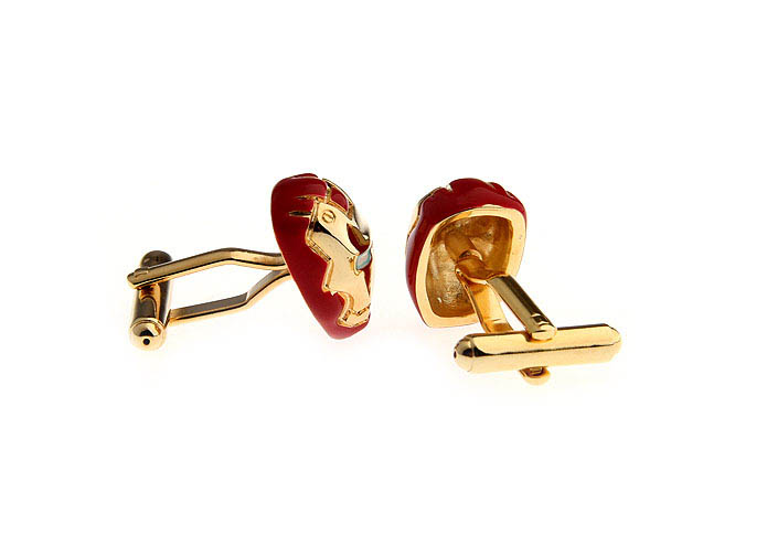 Iron Man Cufflinks  Gold Luxury Cufflinks Paint Cufflinks Skull Wholesale & Customized  CL610759
