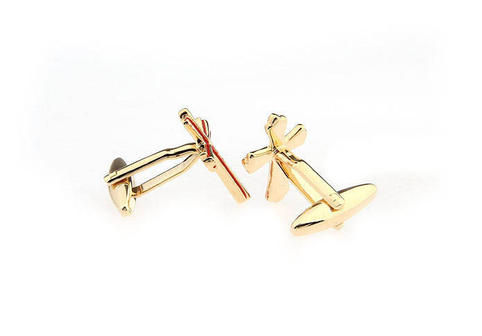 Cross Cufflinks  Gold Luxury Cufflinks Paint Cufflinks Religious and Zen Wholesale & Customized  CL651691