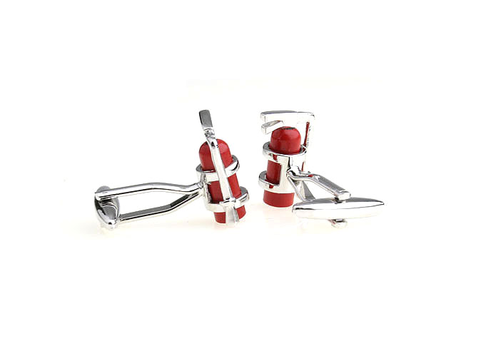 Fire Extinguisher Cufflinks  Red Festive Cufflinks Paint Cufflinks Tools Wholesale & Customized  CL653345