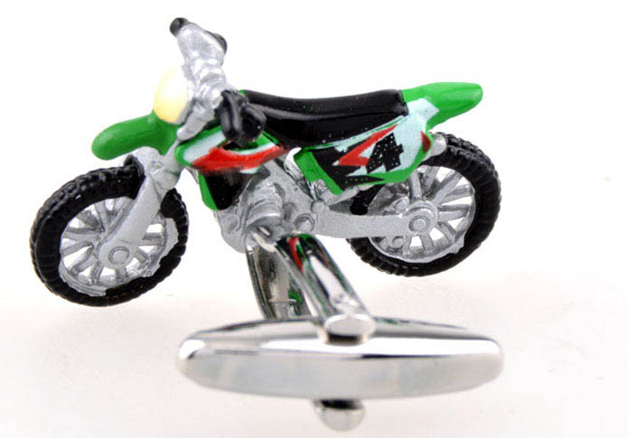 Off-road motorcycle racing Cufflinks  Multi Color Fashion Cufflinks Paint Cufflinks Transportation Wholesale & Customized  CL654048