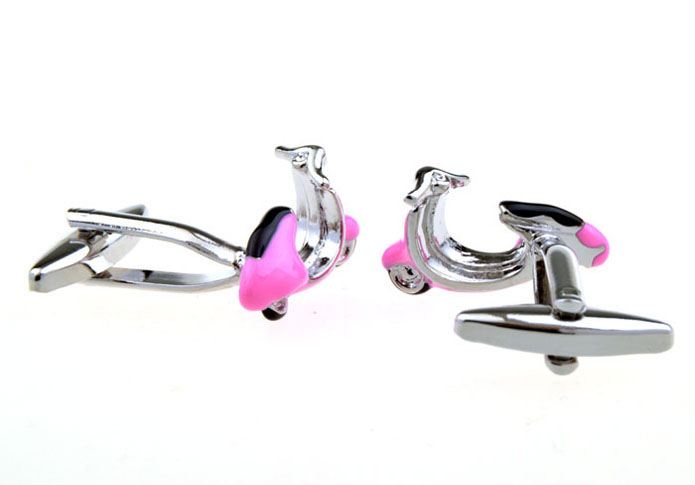  Pink Charm Cufflinks Paint Cufflinks Transportation Wholesale & Customized  CL656084