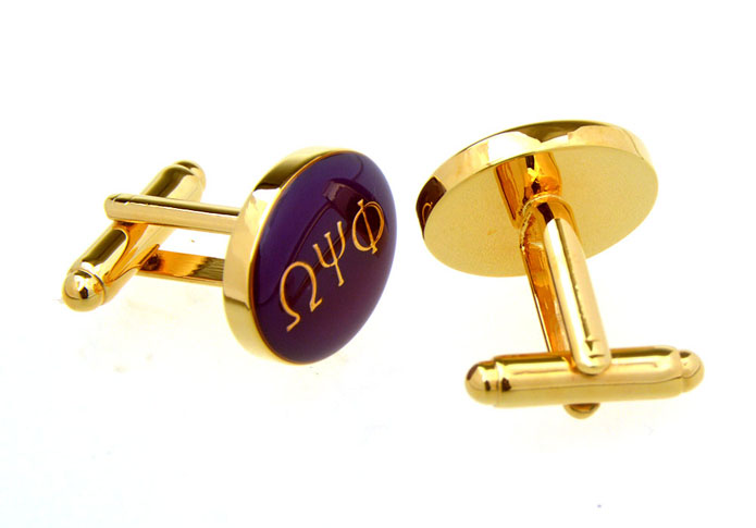 Ωψφ Cufflinks  Purple Romantic Cufflinks Paint Cufflinks Flags Wholesale & Customized  CL657009