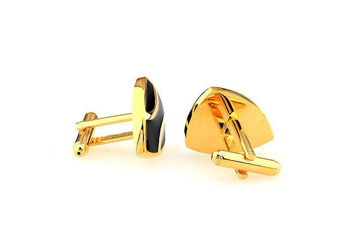 Shield Shaped Cufflinks  Gold Luxury Cufflinks Paint Cufflinks Flags Wholesale & Customized  CL662489