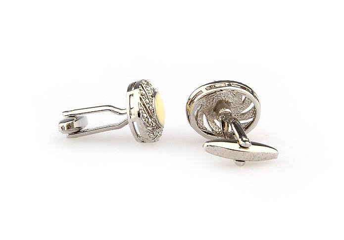 Yellow Lively Cufflinks Paint Cufflinks Wholesale & Customized  CL663320