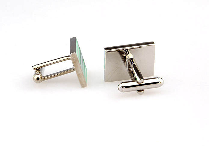Flowers and leaves Cufflinks  Green Intimate Cufflinks Paint Cufflinks Funny Wholesale & Customized  CL663629